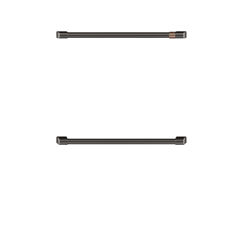 Wall Oven Center Bar Pull Multipack, Brushed Black