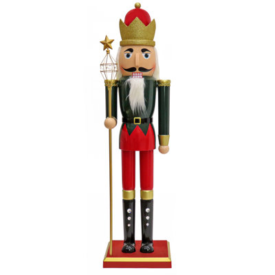 48" Red and Gold Nutcracker