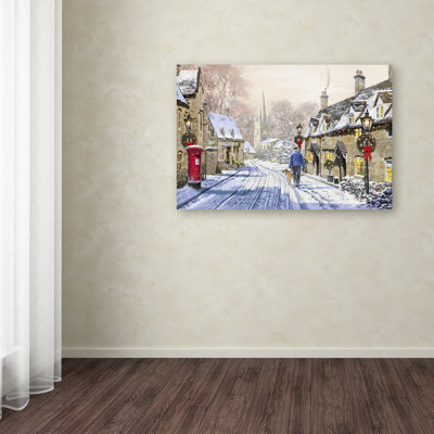 Armand «Christmas Village x2», reproduction sur toile