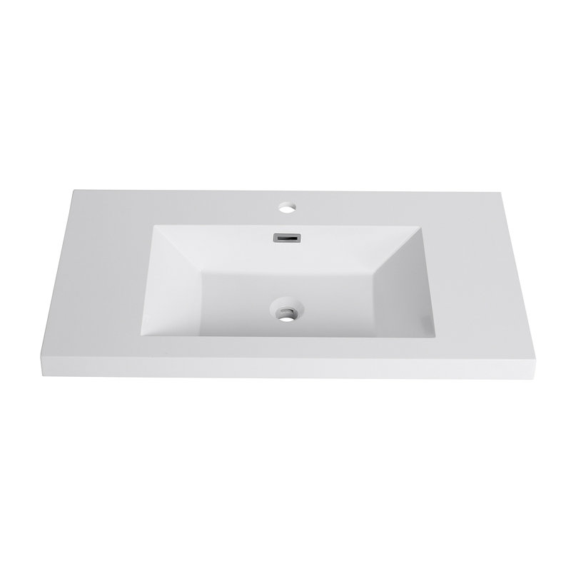 36" Bathroom  Resin Sink
