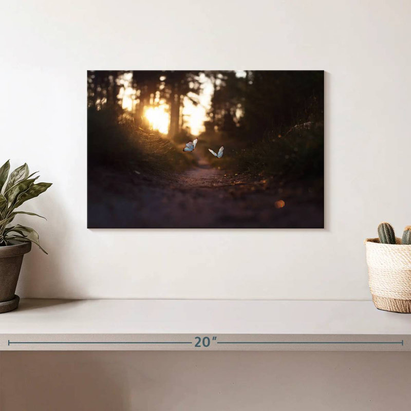 Brampt Butterfly Trail, 8" H x 12" W