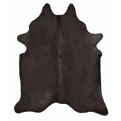 Cowhide Area Rug in Chocolate