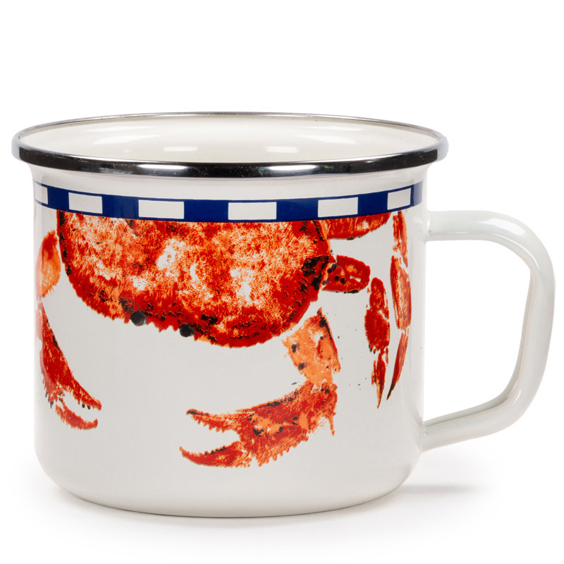 Set of 4 Crab House Grande Mugs