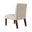 Ensemble de 2 chaises d'appoint en tissu avec table ronde en bois, fauteuil de coiffeuse décoratif pour bureau à domicile, fauteuil d'appoint de coin-118022493