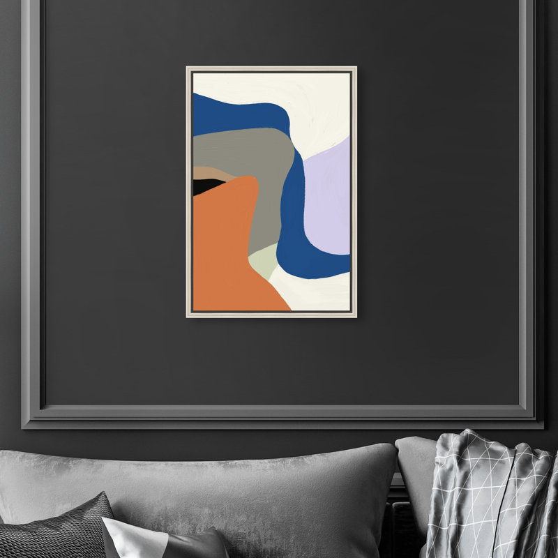 All Together II Print by Oliver Gal, 11"H x 16"W, Silver Floater Frame