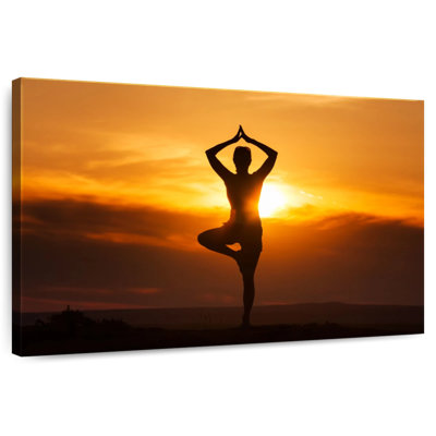 Kerrick Yoga Sunset Silhouette