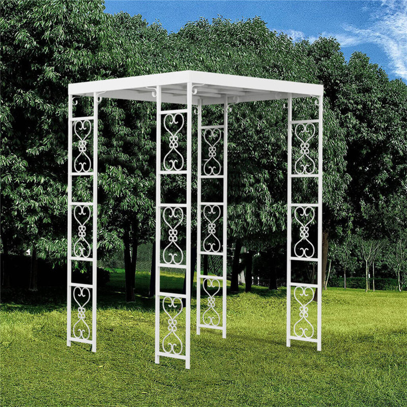 Euphemia 1.8m x 1.8m Metal BBQ Gazebo