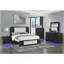 Commode blanche et noire Beverly