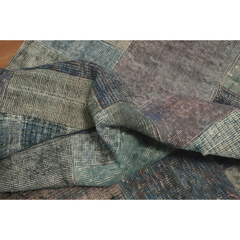 Tapis patchwork patiné 8 x 10