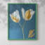 FLORAL Series CXL - reproduction encadrée de qualité supérieure - prête à être accrochée - aucun clou requis-304722155-304722152