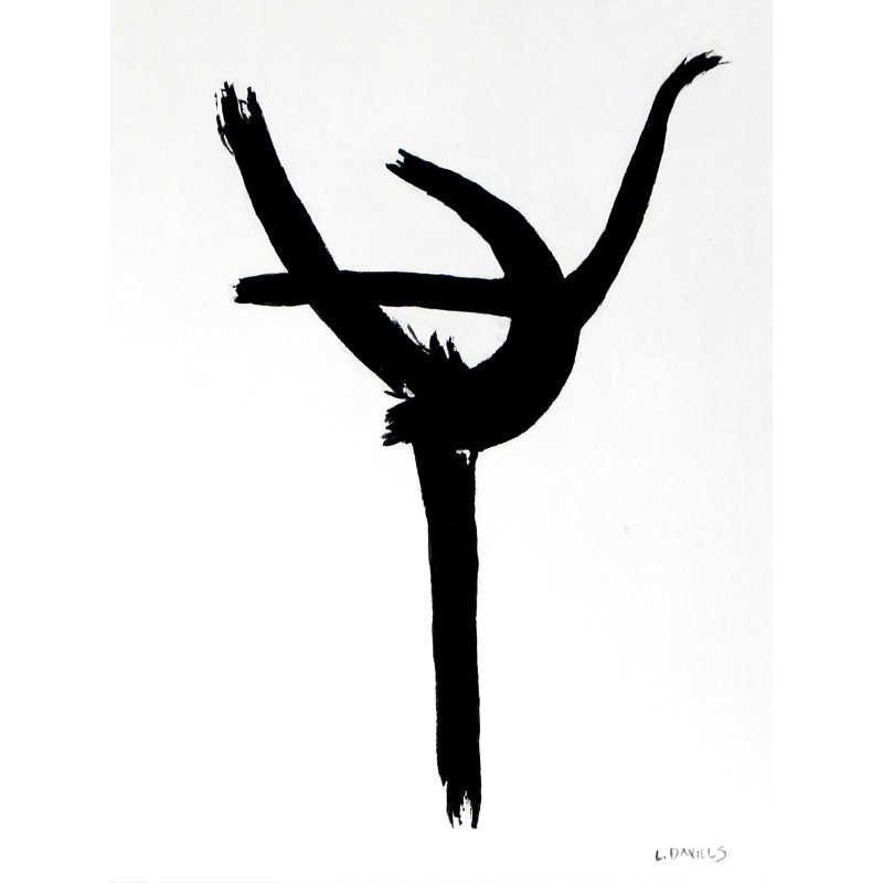 Arabesque par Lisa Daniels - photographie, Papier avec cadre noir, 30" H x 24" W