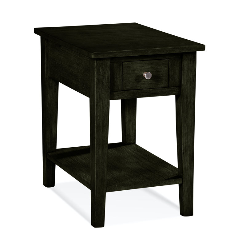 East Hampton Solid Wood End Table, Java