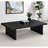 Caroline Black Rectangular Engineered Laminate Coffee Table