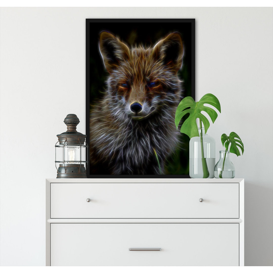 Gerahmtes Poster Beautiful Fox