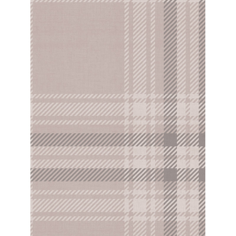Papier peint à carreaux douillet, Lilas