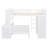 Twin size Loft Bed with a Stand-alone bed, Shelves,Desk,and Wardrobe-1418963757-1418963756