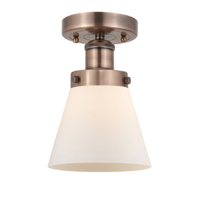 Plafonnier semi-encastré 1 lumière Cone