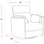 Fauteuil inclinable électrique pivotant de 40 po Bre-98175057