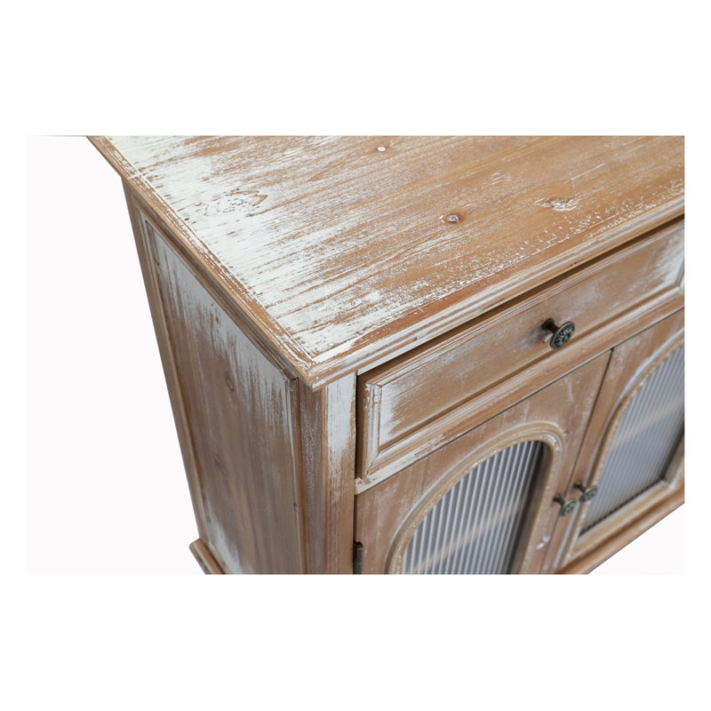 Buffet 59,06 "Farmhouse, Brun antique + blanc