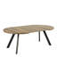 Anacarolina Extendable Round Metal Base Dining Table