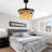 42" Farmhouse 3-Light Boho Wood Bead Ceiling Fan with Lights and Remote Control