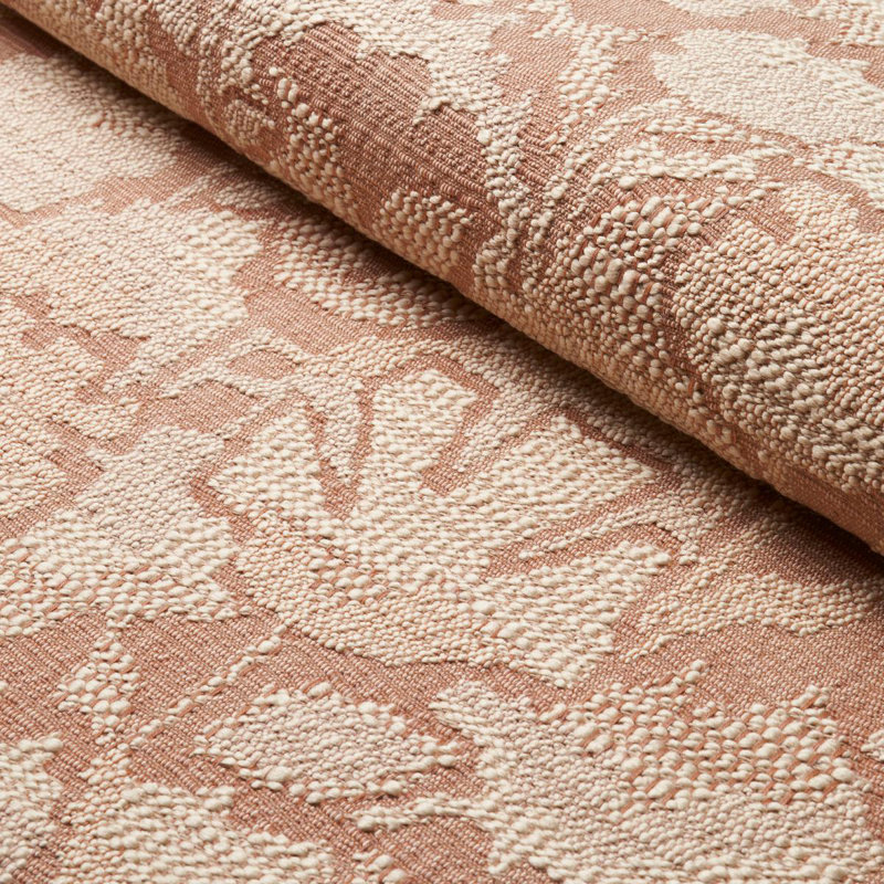 Wild Flower Fabric, Brick