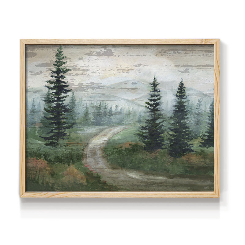 High Country -Framed Print - Restickable, 8" H x 10" W, Naturel