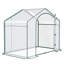 Serre de jardin portative Outsunny 1,83 m x 0,91 m x 1,52 m avec bâche en PVC transparent, structure en acier, idéale pour les légumes et les fleurs.