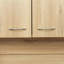 70,87 po de hauteur avec garde-robe et armoire de cuisine, avec 6 portes, 1 tablette ouverte et 1 tiroir-471791958
