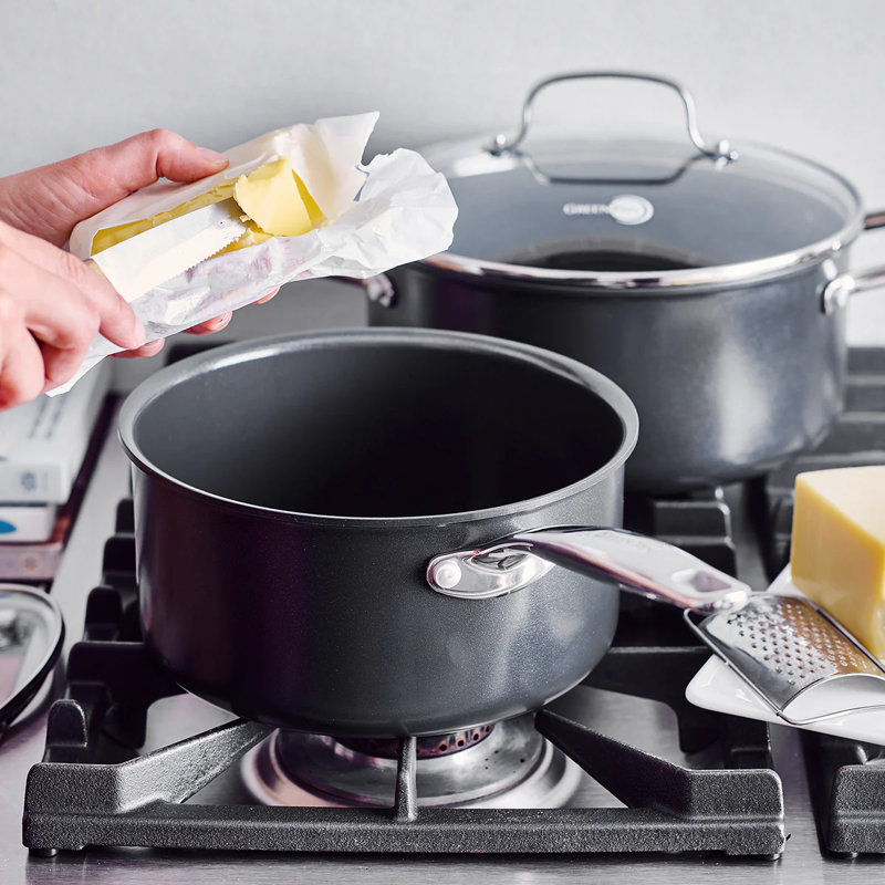 GreenPan Chatham Black Prime Midnight Healthy Ceramic Nonstick 11 Piece Cookware Set