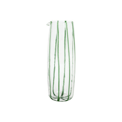 NUOVO STRIPE 24oz. Glass Pitcher