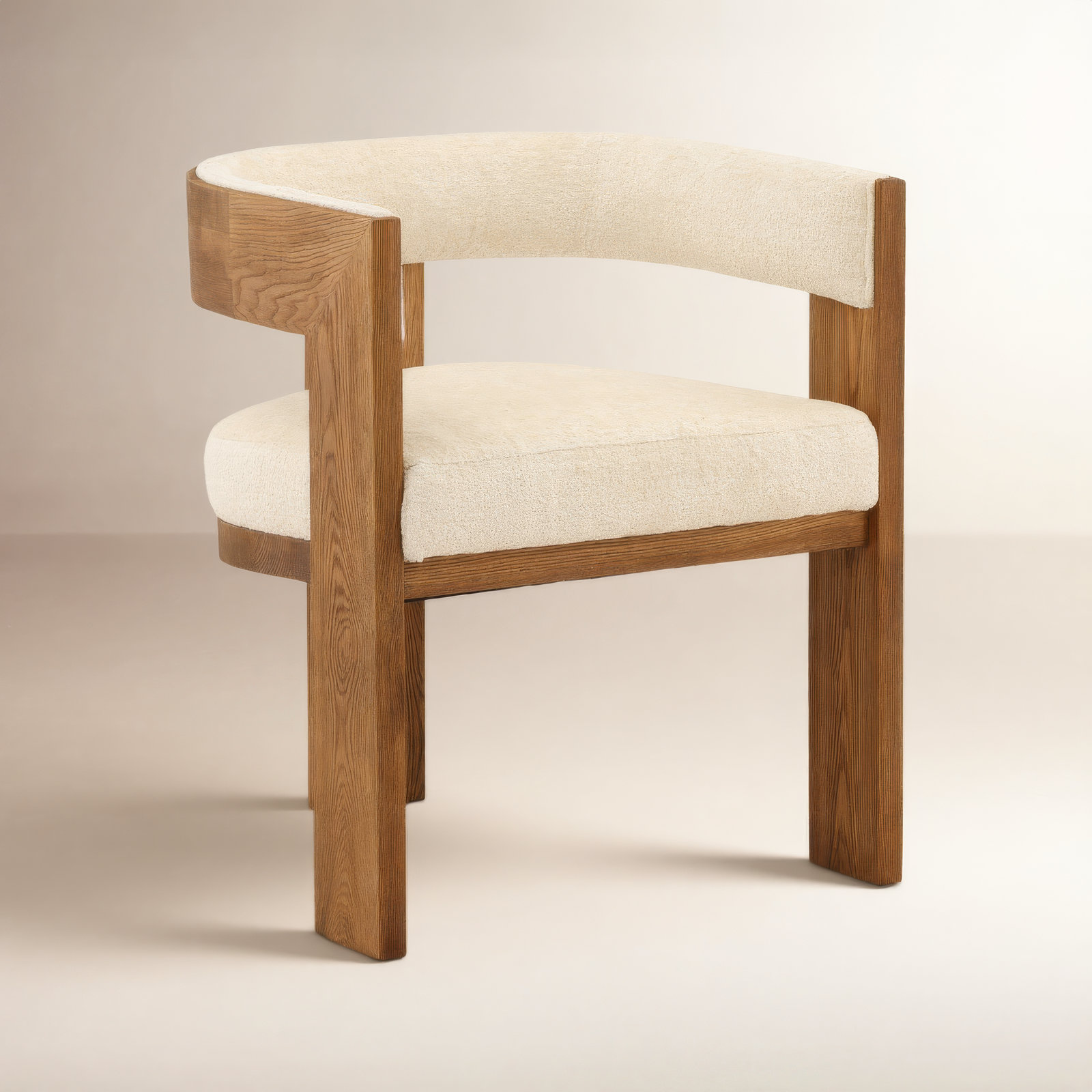 Imbali Dining Armchair, Natural, White