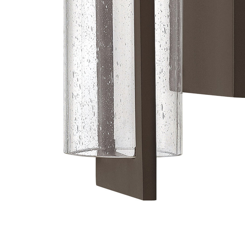 Applique murale d'extérieur 1 lumière Shelter, Bronze Buckeye