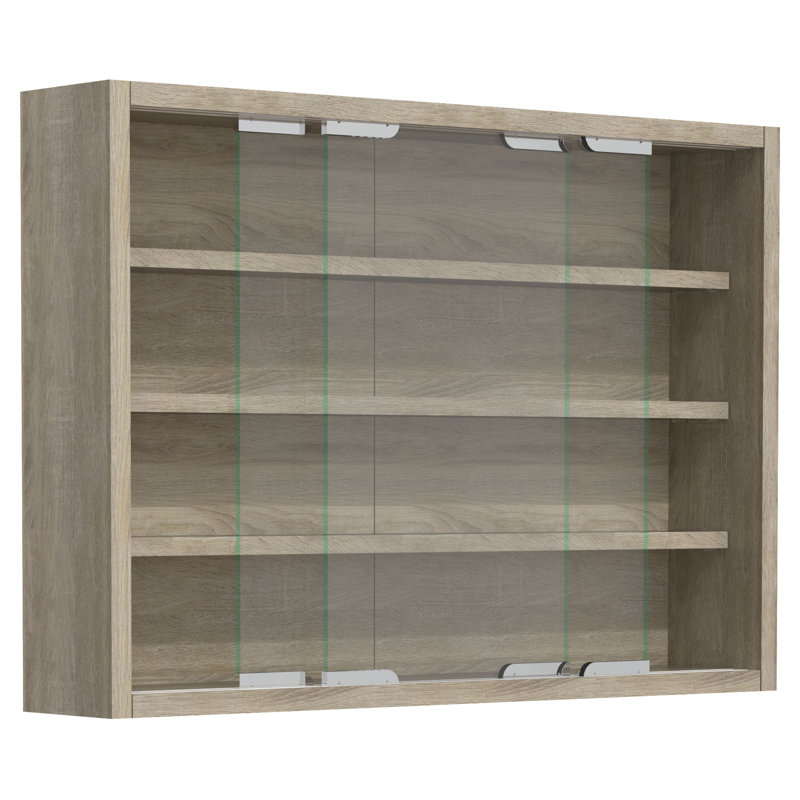 Peksenak 57 cm W Display Cabinet, Sonoma Oak