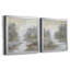 «Babbler Brook I», ensemble de 2 peintures sur toile encadrées-543098369-543098370