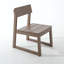 Ensemble de 2 chaises de salle à manger intérieures / extérieures en PEHD gris, chaises de jardin et de patio toutes saisons avec dossier moderne-631089215
