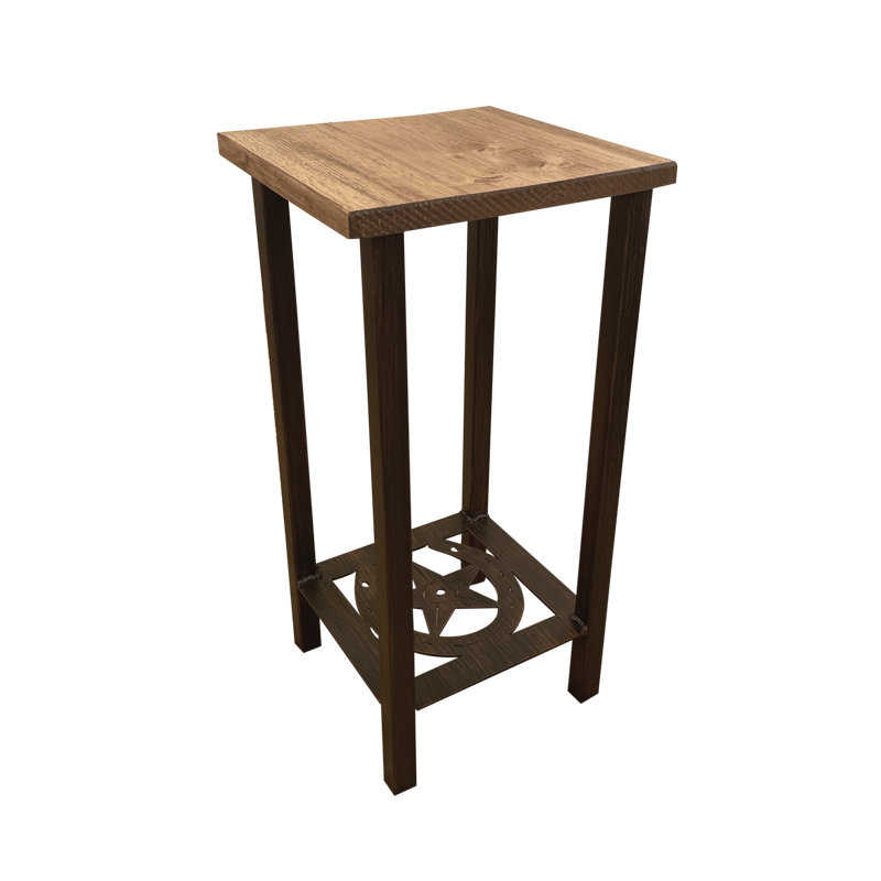 Antoniyo Solid Wood Top End Table