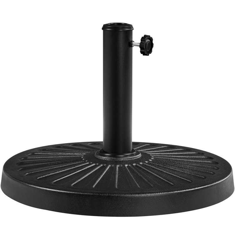 Base de parasol pour l'extérieur toutes saisons 26,5 lb Autumm, Noir