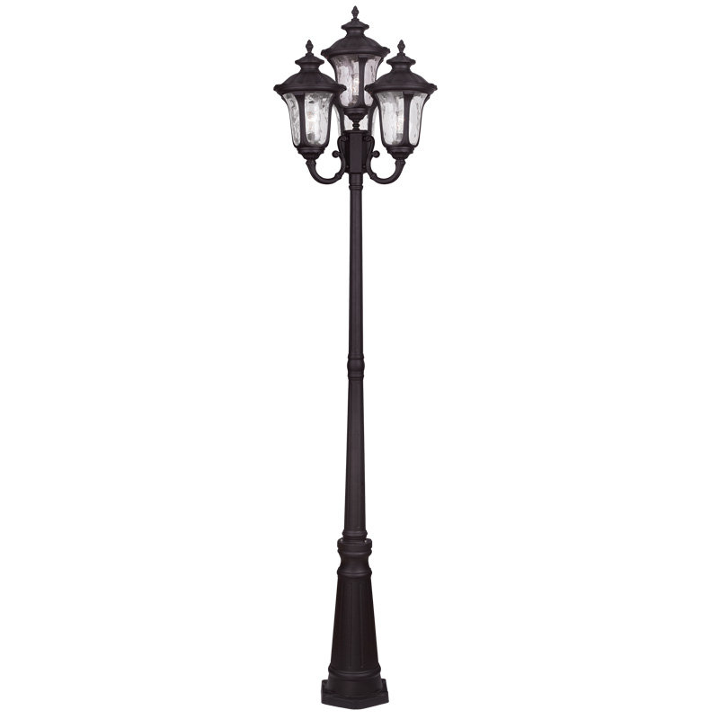 Lampadaire d'extérieur 93 po Ahtzired, Bronze