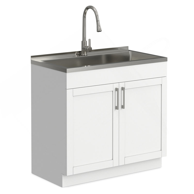 Évier et armoire à lessive 36 pouces