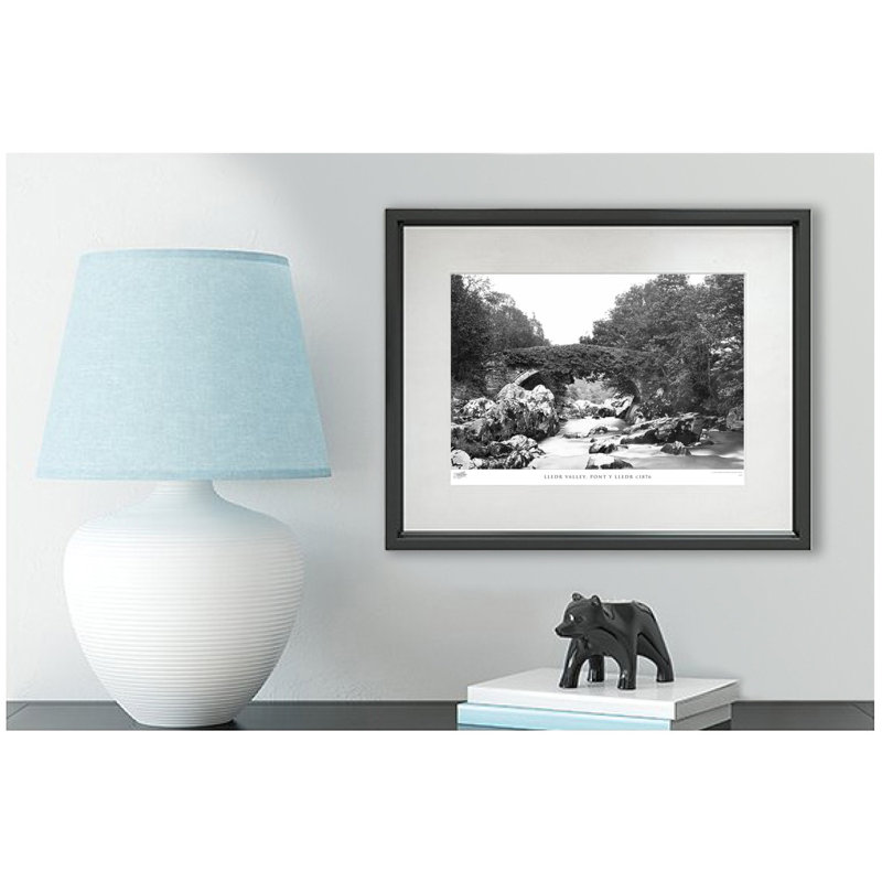 Lledr Valley, Pont Y Lledr C1876 - Single Picture Frame Print, 45cm H x 60cm W x 2.3cm D