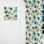 Motif à pois rétro IV - Revêtement abstrait - Rideau obscurcissant - 1 panneau-107594961