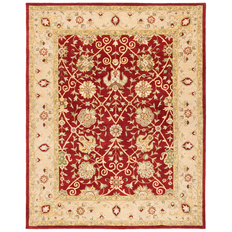 Tapis oriental en laine touffeté à la main Dunbar, Rectangle 7 pi 6 po x 9 pi 6 po