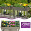 Lit de jardin surélevé en résine l 43,3 po x H 34,1 po Alfonsa-234580882