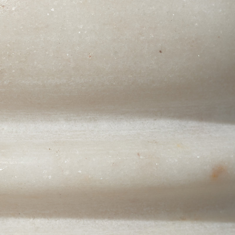 White Marble Artisan Carved Candlestick Set