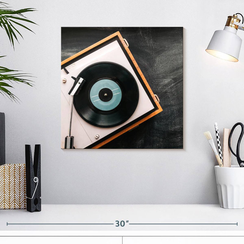 Tourne-disque Abarca, H 16 po x l 16 po