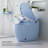 12" Rough-In 15.75"Seat Height Egg-shaped All-in-one Multifunctional Fully Automatic Siphonic Smart Toilet, No Water Pressure Restriction Required