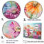 Zinnias Farmhouse Field Charm sur toile-1846466165-1846466162