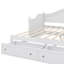 Canapé-lit simple en bois avec lit gigogne extensible et tiroirs de rangement pratiques-2081363178