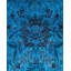 Tapis de couloir unique noué à la main Fine Vibrance - bleu, 2 pi 8 po x 14 pi 7 po
